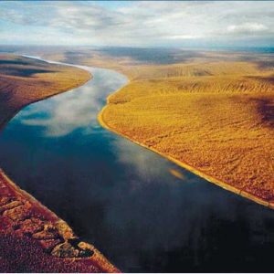 Российские просторы. Река Оленёк на северо-западе Якутии